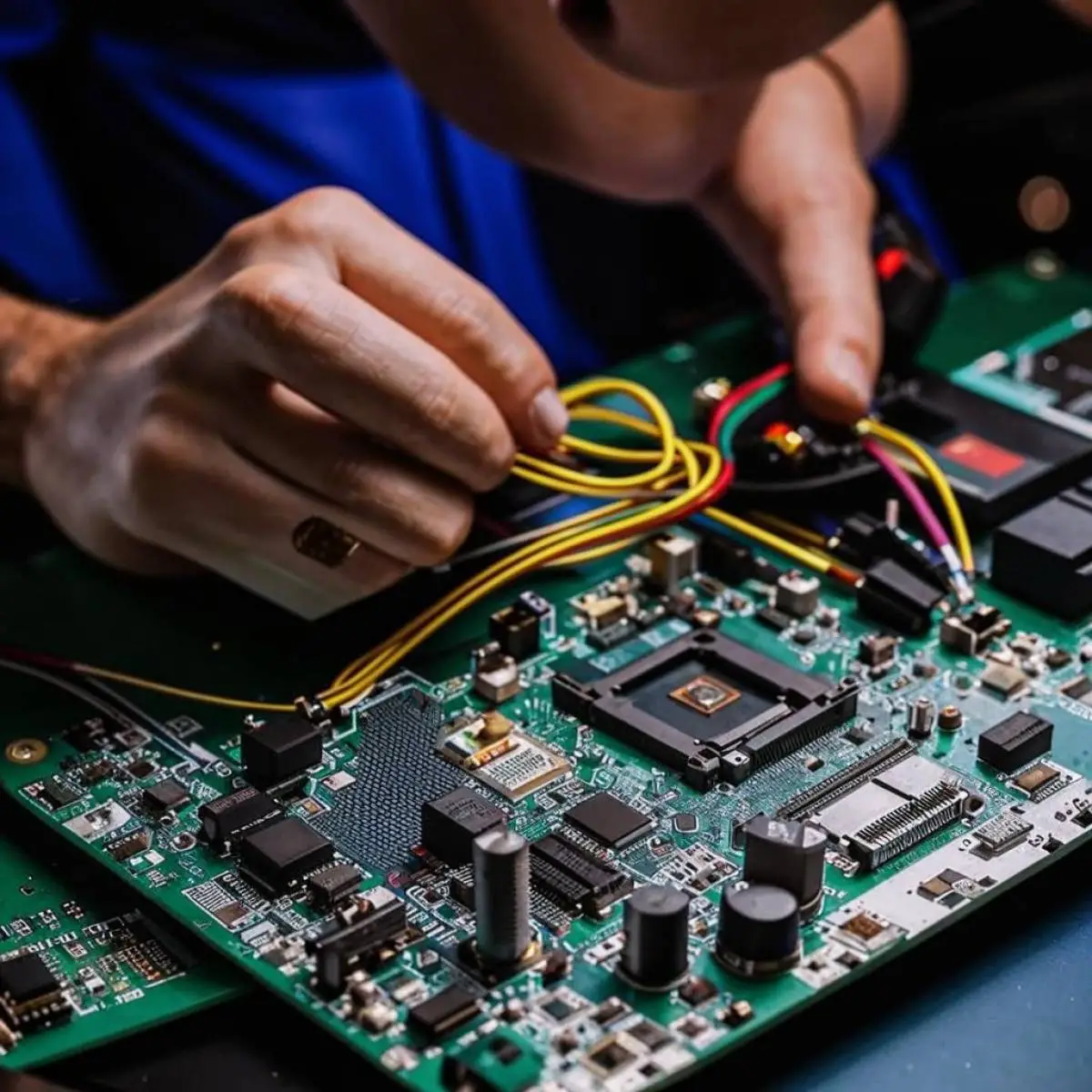 Компонентный ремонт материнской платы ноутбука